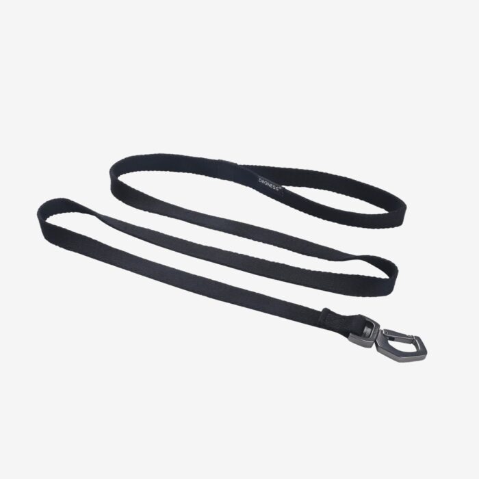 DOGNESS Modal Cotton Leash Black M/L 2*152cm