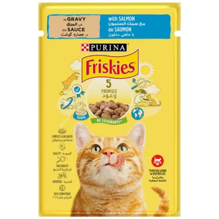 FRISKIES Salmon in Gravy Wet Cat Food 85g